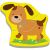 Trefl Baby Puzzle: Puzzle pre bábätká v tvare psa, 2 dieliky