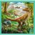 Dinosaur landscape puzzle image