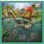 Obrázok puzzle s podvodným dinosaurom