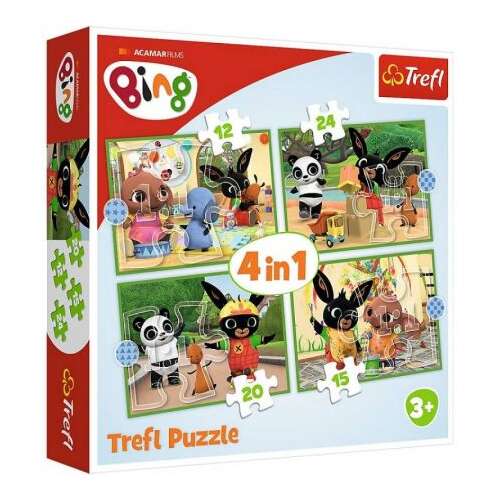 Trefl 4in1 Puzzle - Bing 71db