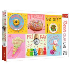 Trefl Neon Color Line Puzzle - Süße Woche 1000Stück
