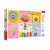 Trefl Neon Color Line 1000 piece jigsaw puzzle featuring a collage of sweet treats and fun illustrations