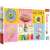 Trefl Neon Color Line 1000 piece jigsaw puzzle featuring a collage of sweet treats and fun illustrations
