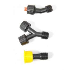 Hecht 004112 H4112/H4116 sprayer nozzle set, includes 3 nozzles: straight, Y-shaped, and angled - Garden Tool & Machine