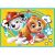 Paw Patrol puzzle piece featuring Marshall and Skye characters