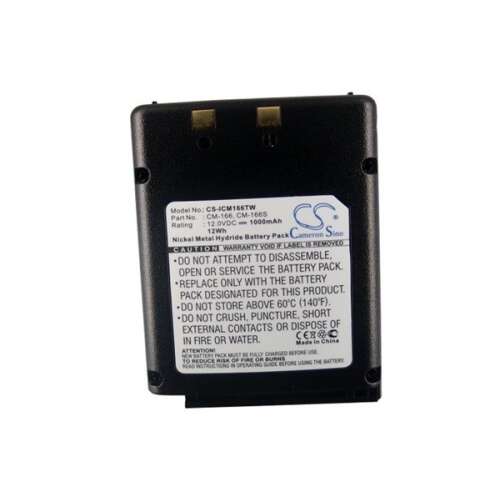 Cameron Sino BP-166 kompatibilis 12V 1000mAh NI-MH akkumulátor - Mobiltelefon akkumulátor
