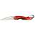 YATO 125 mm technical knife with carabiner, red