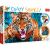 Trefl Crazy Shapes 600 darabos tigris puzzle doboz elölnézet