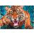 Trefl Crazy Shapes Puzzle - Egy tigrissel szemben 600db 134065174
