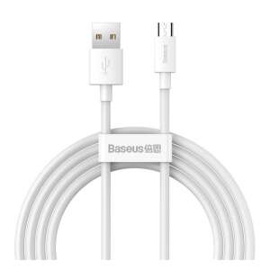 Baseus Wisdom Fehér Micro USB Kábel töltéshez és adatátvitelhez - Adatkábel