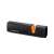 Fiskars Edge Roll-Sharp knife sharpener, black and orange, angled view