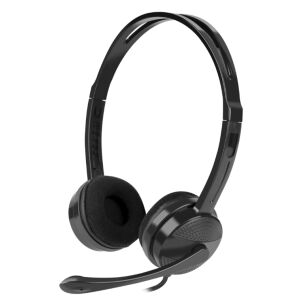 NATEC Canary Go Black Headset Front View - Peripheral
