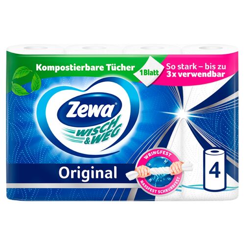 Zewa Wisch & Weg Original 2-lagig 4 Rollen 120376069