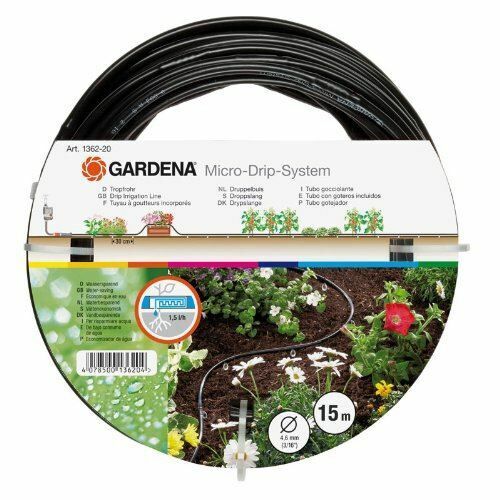 Gardena föld feletti Csepegtetőcső 3/16" 15m 169155502 - Csepegtető öntöző
