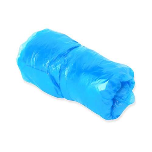 Kék cipővédő lábzsák, 100 darabos csomag, vízálló