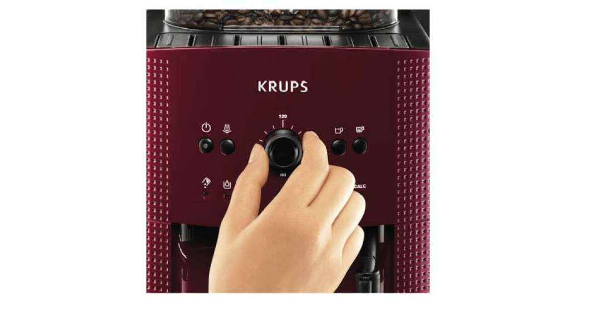 Krups EA810770 Espresseria Automata Kávéfőző, Piros-Értékcsökkentett ...