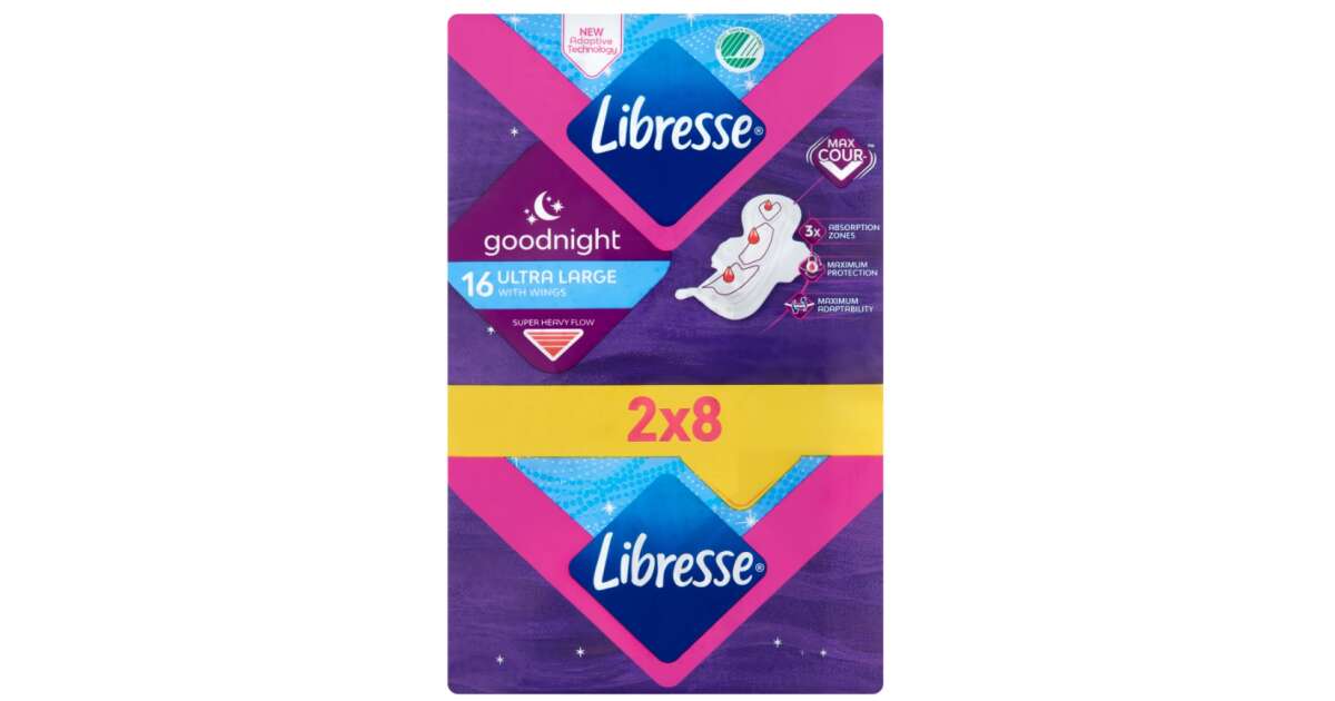 Libresse Maxi Night Wings Sanitary Pad (10's)