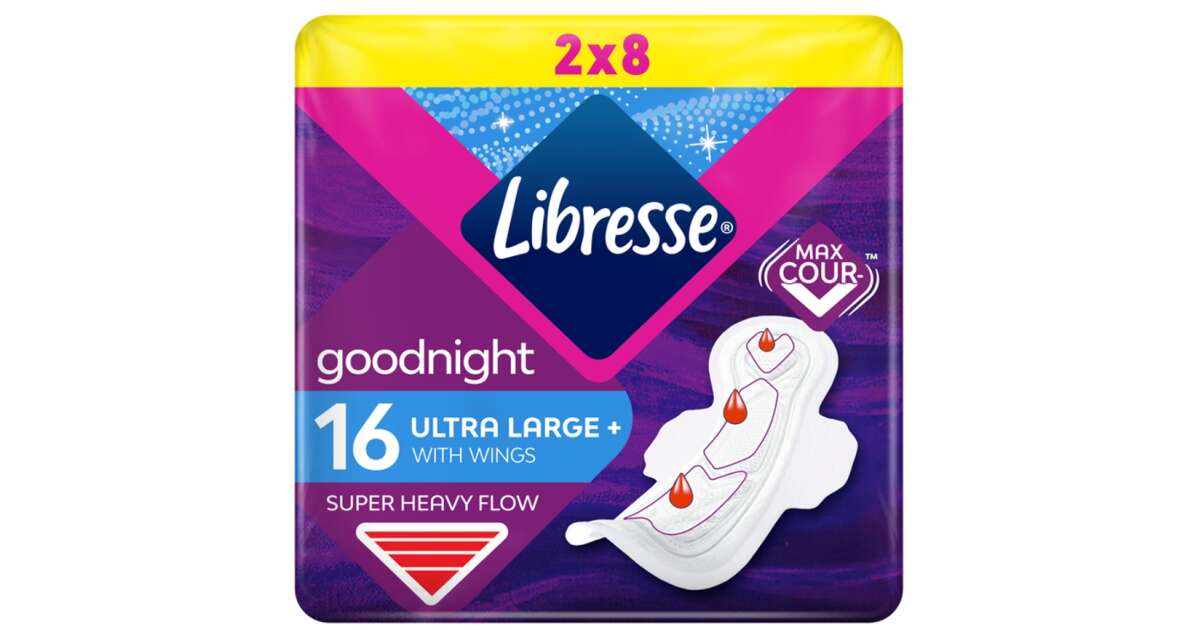 Libresse Goodnight Night Sanitary Napkin 16pcs