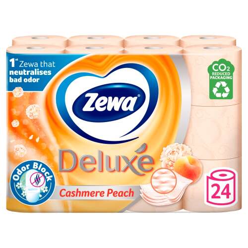 Zewa Deluxe Cashmere Peach 3-vrstvový toaletný papier 24ks