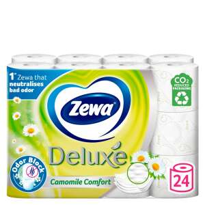 Zewa Deluxe Kamille Comfort 3lagiges Toilettenpapier 24 Rollen 88245335 Toilettenpapier
