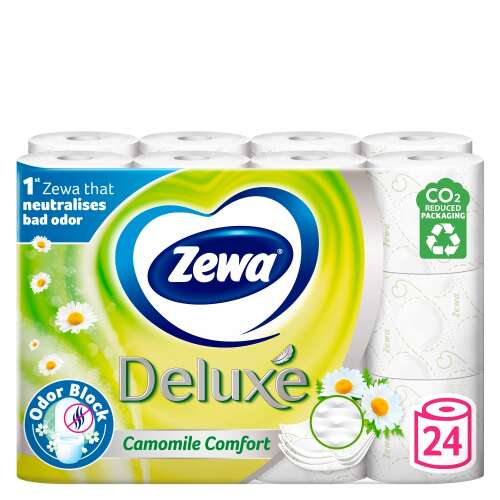 Zewa Deluxe Kamille Comfort 3lagiges Toilettenpapier 24 Rollen