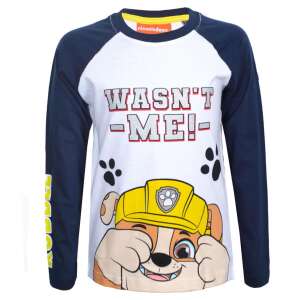 Nickelodeon Mancs őrjárat hosszú ujjú póló fiúknak, Rubble-lel és a "Wasn't -Me!" felirattal - Nickelodeon