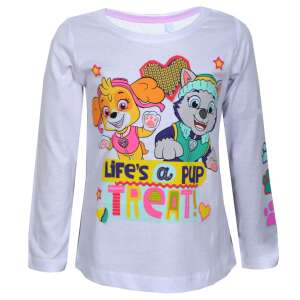 Nickelodeon Paw Patrol Skye tricou cu mânecă lungă pentru fete, cu Skye și Everest, cu textul 'Life's a pup treat!' - Nickelodeon