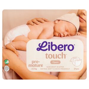 Libero Touch Pelene Gaćice 0-2,5kg Newborn (24 kom)
 138816583 - Libero