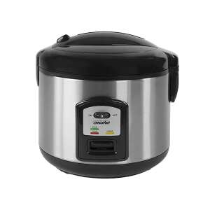 Ryżowar Mesko MS 6411, ze stali nierdzewnej z czarną pokrywą i panelem sterowania - Urządzenie do gotowania ryżu
