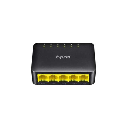 Switch, Cudy, 5 porturi, Negru (GS105D)