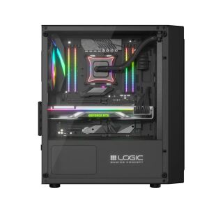 Logic Atos ARGB Gaming PC Build mit Komponenten und ARGB-Beleuchtung - Computergehäuse