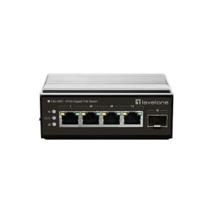 LevelOne IGU-0501 5-Portos Gigabit Ipari Ethernet Switch 138600083 - LevelOne