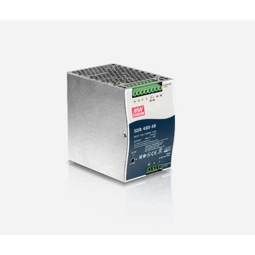 Zdroj Mean Well SDR-480-48 480W pre montáž na DIN lištu