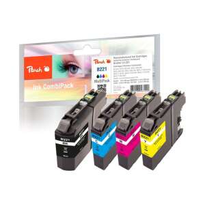 Cartușe de cerneală Peach B221 Multipack pentru imprimante compatibile Brother LC-221 - Peach