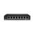 Cudy GS108 8-Port Gigabit Switch, black, front view with ports labeled