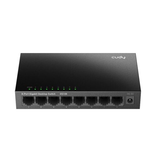 CUDY GS108 8-Port Gigabit Desktop Switch с активни светодиоди
