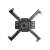 Neomounts by Newstar CL25-550BL1 stropný držiak projektora, čierny, detail otočného mechanizmu