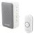 Безжичен звънец Honeywell DC313NP2, 230V, IP55, LED светлинен индикатор, 150m, бял 123897137