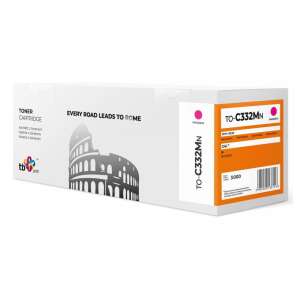 TB Print TO-C332MN Magenta Toner Cartridge for OKI C332 / MC363 Printers - TB Print