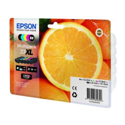 Epson 33XL Claria tintapatron multipack, 5 színű, Epson Expression Premium nyomtatókhoz