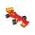 Peppino Java 5 building toy, 386 pieces, 3D creative toy, race car model