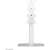 NewStar FPMA-D890WHITE 10"-30" LCD TV/Monitor desk stand in white, back view