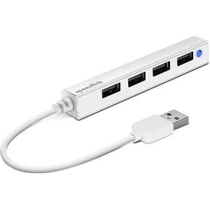 Speedlink Snappy Slim USB 2.0 HUB (4 port) Fehér 72941519 