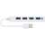 Speedlink Snappy Slim Hub USB 2.0, 4 porty, biały
