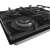 Gorenje GTW641EB gas hob, black, close-up of burner