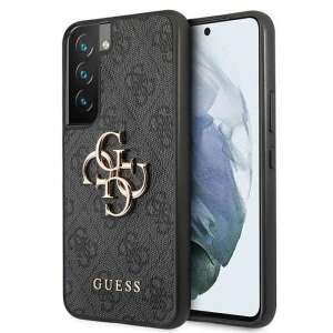 Guess 4G black phone case for Samsung Galaxy S22 with gold logo - Guess