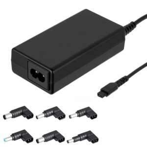 Akyga AK-NU-12 65W universal laptop charger with power cord and 6 interchangeable tips - Laptop Charger