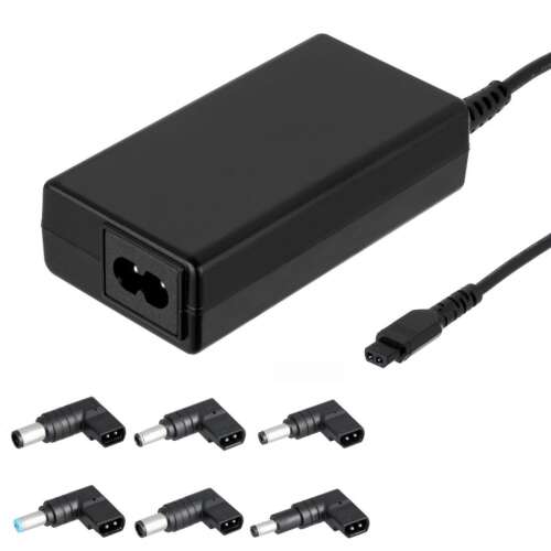 Akyga AK-NU-12 65W universal laptop charger with power cord and 6 interchangeable tips