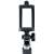 Hama FUN 70 Teleskop-Selfie-Stick mit Bluetooth-Fernbedienung, Schwarz, Nahaufnahme des Telefonhalters