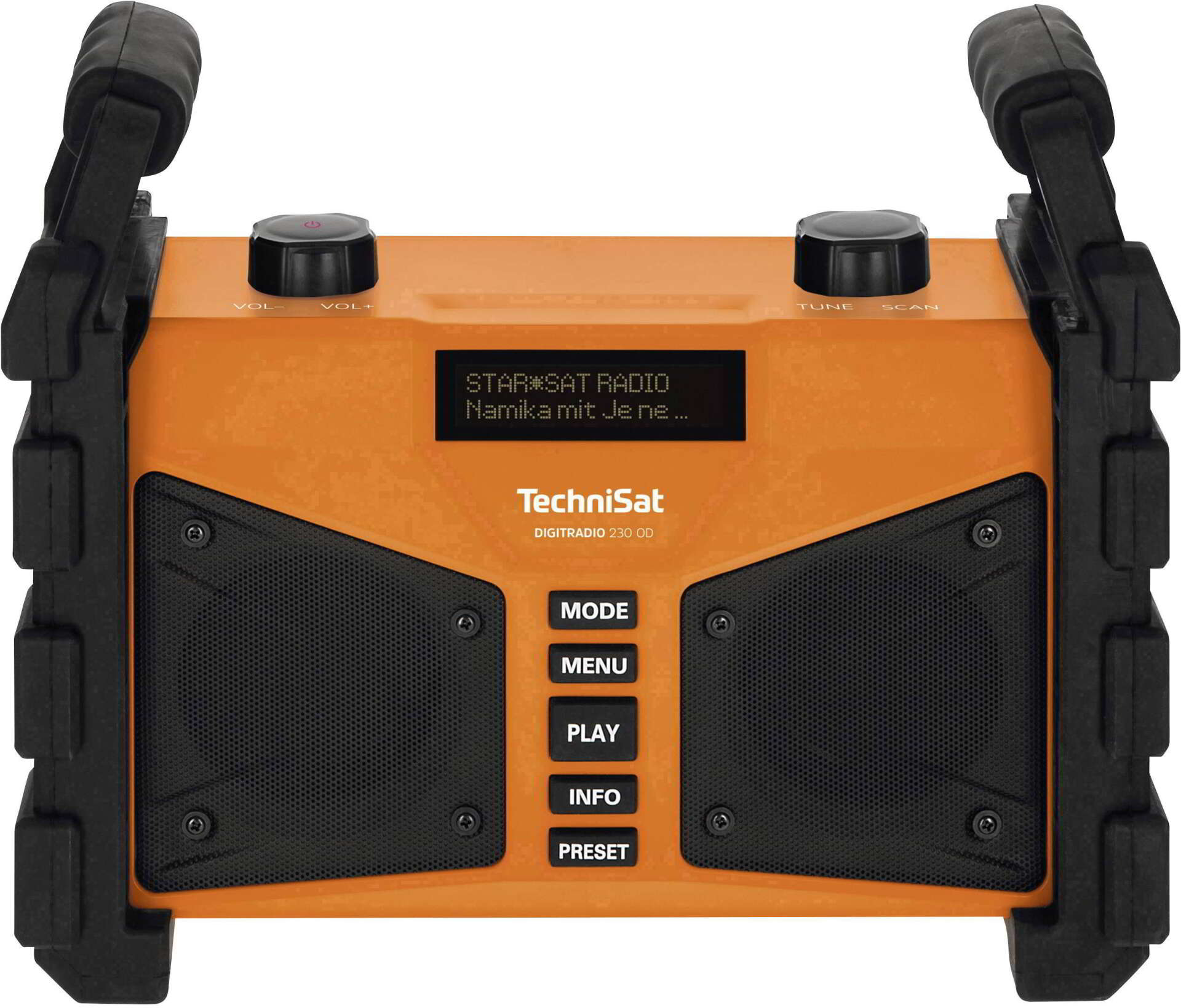 Technisat 0000/3907 digitradio 230 od rádió narancssárga